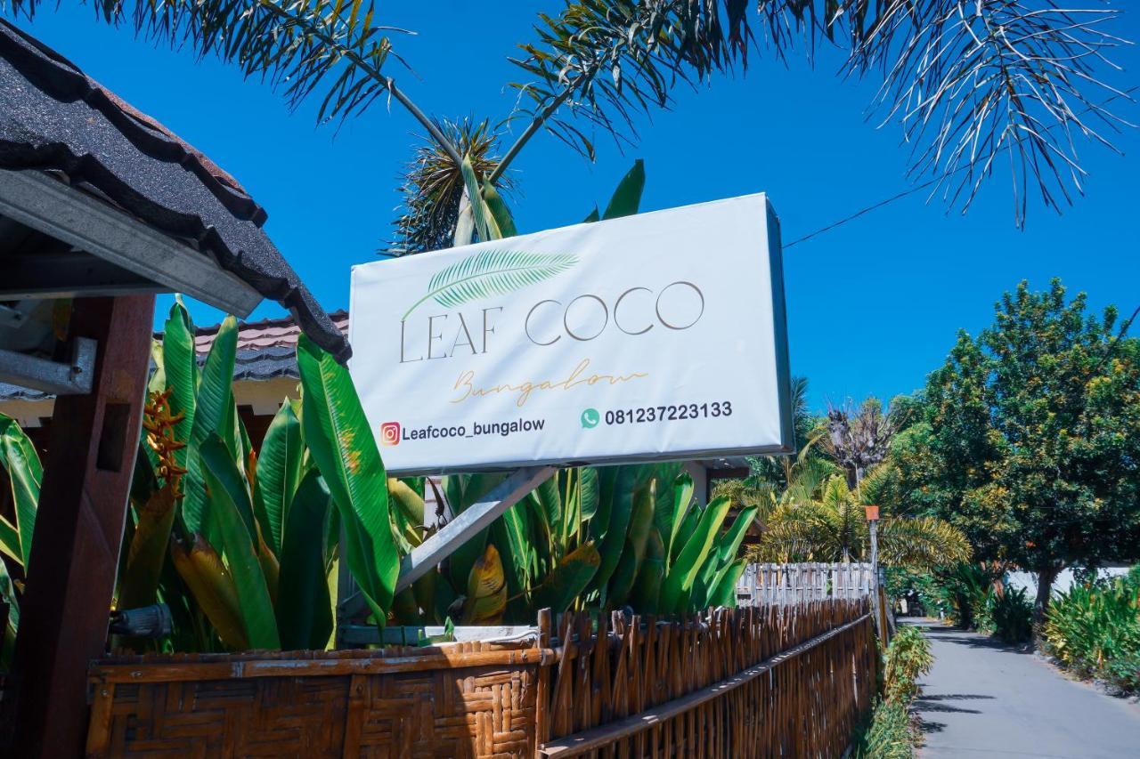 Leaf Coco Bungalow Gili Air Exteriör bild